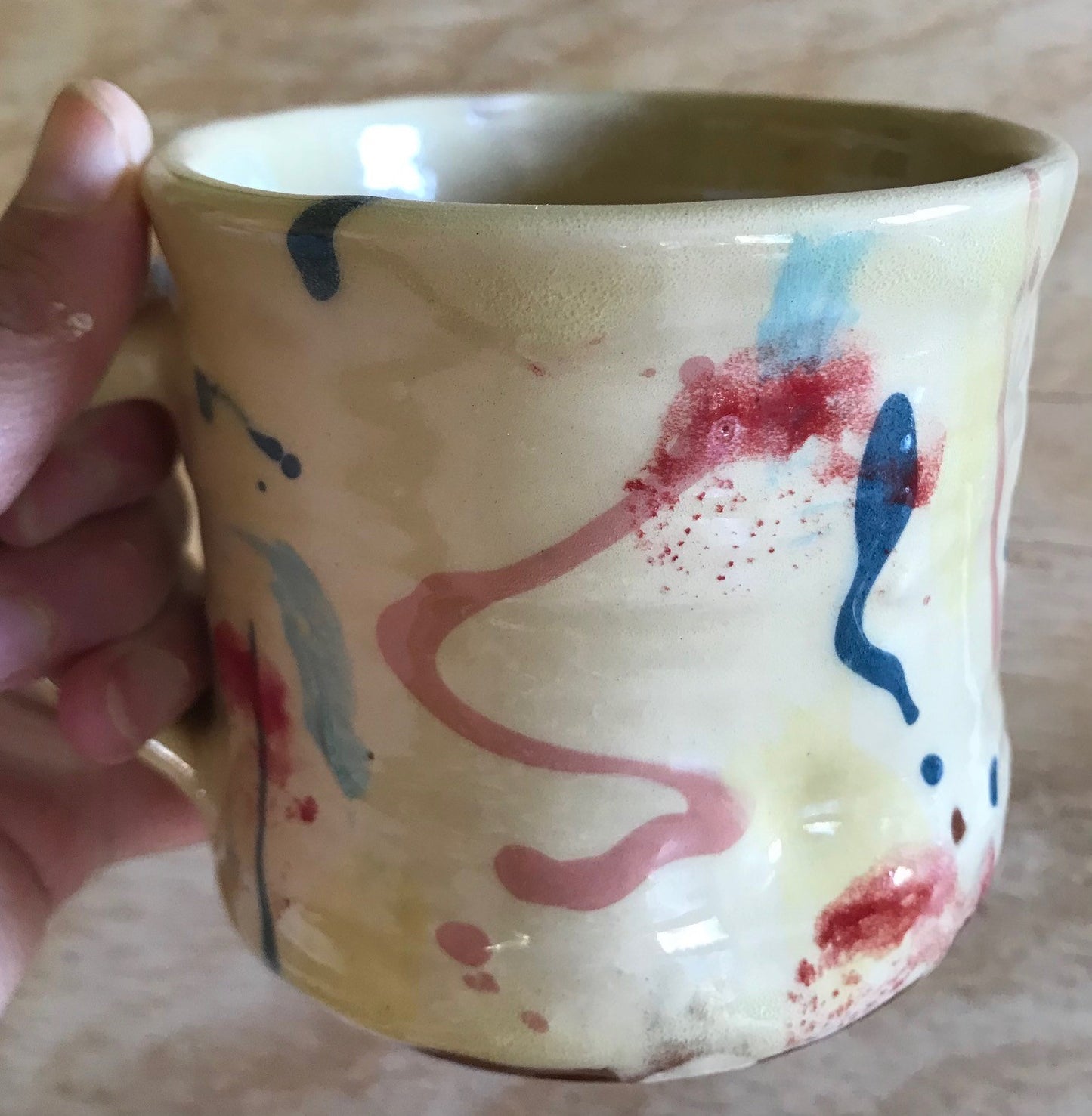 koffiekopje (roze, blauw, rood)